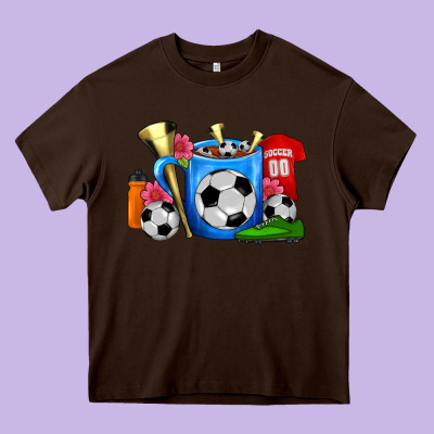 Soccer Coffee Mug Heavy Core Tee Designed By Fadigitalartstudio