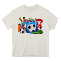 Cream Soccer Coffee Mug Heavy Core Tee - FaDigitalArtStudio