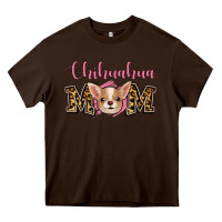 Chocolate Brown Chihuahua Mom Heavy Core Tee - Jasminsmagicworld
