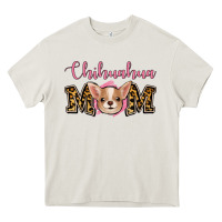 Cream Chihuahua Mom Heavy Core Tee - Jasminsmagicworld