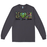 Smoke Peace Love Sloths Long Sleeve Tee - LillyAllenDesigns
