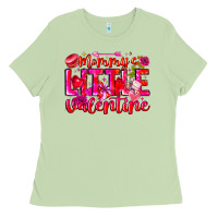 Matcha Mommy's Little Valentine Ladies Tee - CowhideDigitalArt