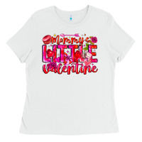Mommy's Little Valentine Ladies Tee | Teevron