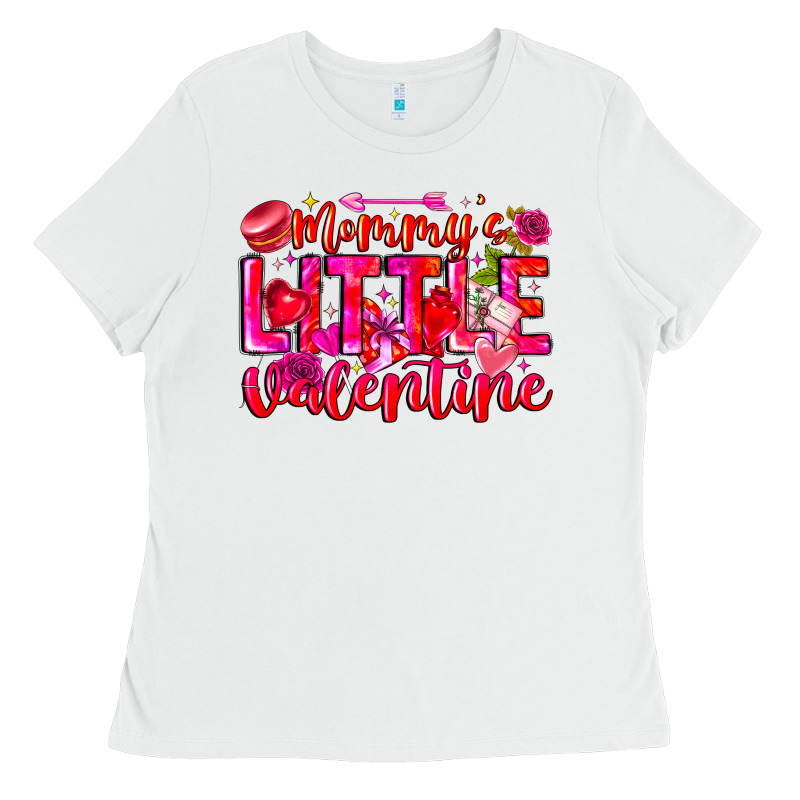 Mommy's Little Valentine Ladies Tee by CowhideDigitalArt | Teevron