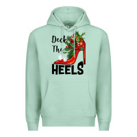 Seafoam deck the heels Christmas Premium Hoodie - BarkalooDesign