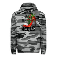 Slate Camo deck the heels Christmas Premium Hoodie - BarkalooDesign