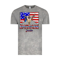 Cloud Rock American junkie Vintage Tee - CowhideDigitalArt