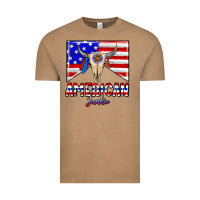 Vintage Coffee American junkie Vintage Tee - CowhideDigitalArt