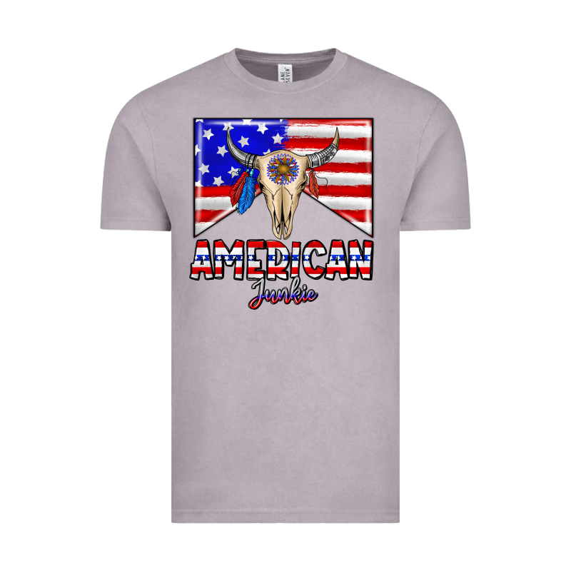 American Junkie Vintage Tee by CowhideDigitalArt | Teevron
