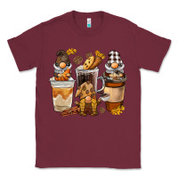 Burgundy Coffee gnome Classic Tee - BarkalooDesign