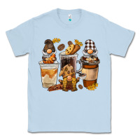 Dusty Blue Coffee gnome Classic Tee - BarkalooDesign