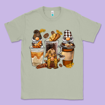 Coffee Gnome Classic Tee Designed By Barkaloodesign