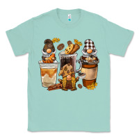 Seafoam Coffee gnome Classic Tee - BarkalooDesign