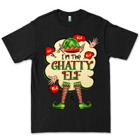 Black im the chatty elf Premium Tee - FaDigitalArtStudio