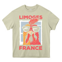 Mossy limoges t  shirt limoges france gallic rooster t  shirt Heavy Core Tee - linhVisuals