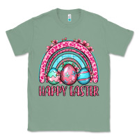 Sage Happy Easter eggs rainbow Classic Tee - OliviaCreatesArt