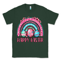 Sports Green Happy Easter eggs rainbow Classic Tee - OliviaCreatesArt