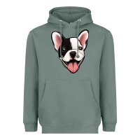 Sage French Bulldog Heavyweight Hoodie - Jasminsmagicworld