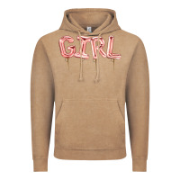 Vintage Coffee Girl balloon Vintage Hoodie - Artiststas