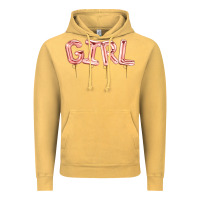 Vintage Mustard Girl balloon Vintage Hoodie - Artiststas