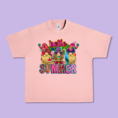 Hello Summer Gnome Urban Heavy Tee Designed By Cowhidedigitalart