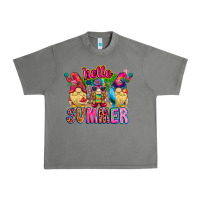 Tornado Hello summer Gnome Urban Heavy Tee - CowhideDigitalArt