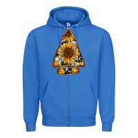 True Royal sunflower arrowhead Zipper Hoodie - Jasminsmagicworld