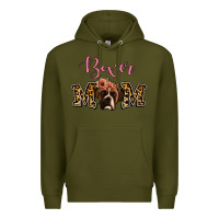 Army Green Boxer Mom Premium Hoodie - Jasminsmagicworld