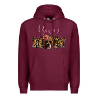 Burgundy Boxer Mom Premium Hoodie - Jasminsmagicworld