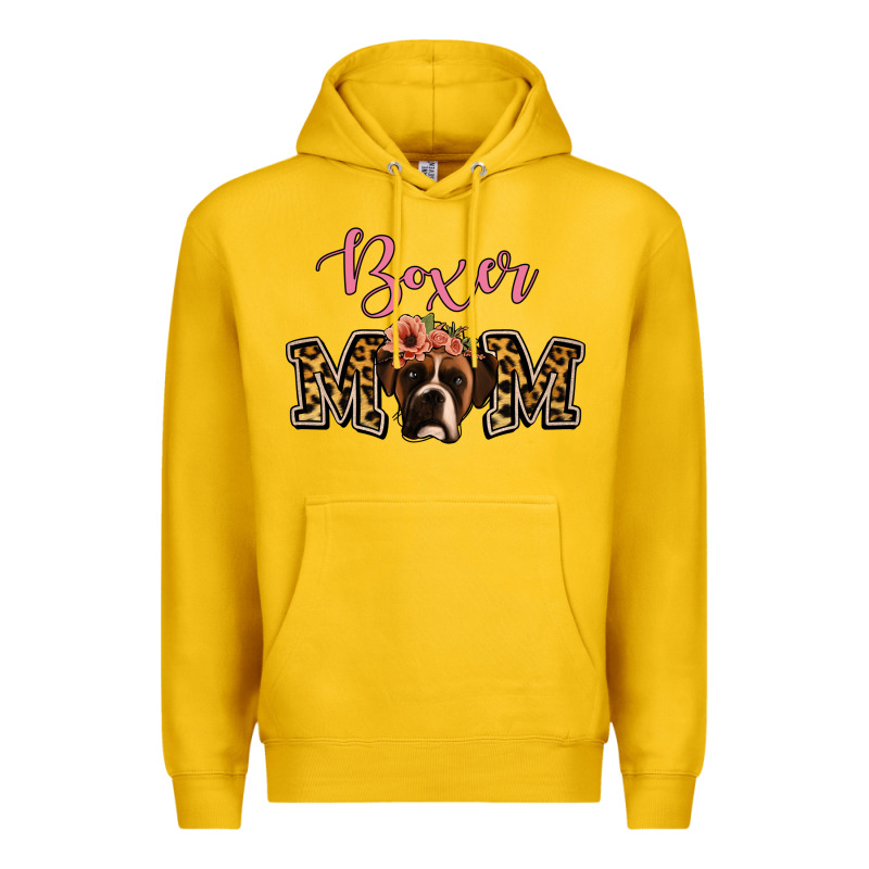 Boxer Mom Premium Hoodie by Jasminsmagicworld | Teevron