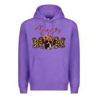 Purple Boxer Mom Premium Hoodie - Jasminsmagicworld