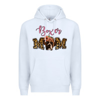 White Boxer Mom Premium Hoodie - Jasminsmagicworld
