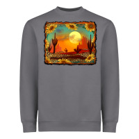 Storm western desert sunset background Heavyweight Sweatshirt - RanaPortraitStore