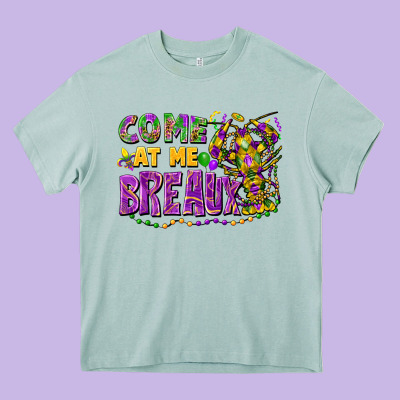 Come At Me Breaux Heavy Core Tee Designed By Fadigitalartstudio