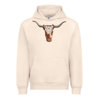 Sandshell longhorn cow head Urban Hoodie - RanaPortraitStore