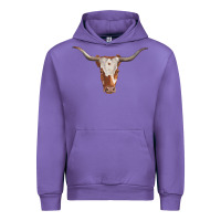 Tulip longhorn cow head Urban Hoodie - RanaPortraitStore