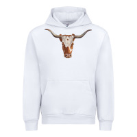 White longhorn cow head Urban Hoodie - RanaPortraitStore