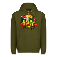 Army Green mimi claus christmas Premium Hoodie - BarkalooDesign