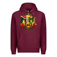 Burgundy mimi claus christmas Premium Hoodie - BarkalooDesign