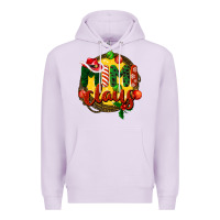 Lilac mimi claus christmas Premium Hoodie - BarkalooDesign