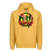 Mustard mimi claus christmas Premium Hoodie - BarkalooDesign
