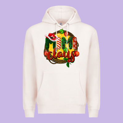 Mimi Claus Christmas Premium Hoodie Designed By Barkaloodesign