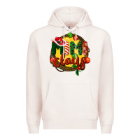 Pale Pink mimi claus christmas Premium Hoodie - BarkalooDesign