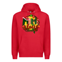 Red mimi claus christmas Premium Hoodie - BarkalooDesign