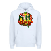 White mimi claus christmas Premium Hoodie - BarkalooDesign