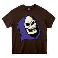Chocolate Brown SKELETOR Heavy Core Tee - linhVisuals