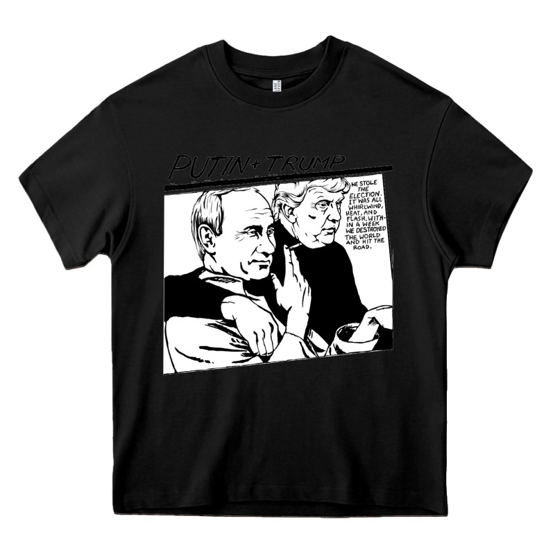 Putin Trump Original Goo Parody Heavy Core Tee by linhVisuals | Teevron