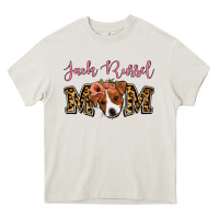 Cream Jack Russel Mom Heavy Core Tee - Jasminsmagicworld
