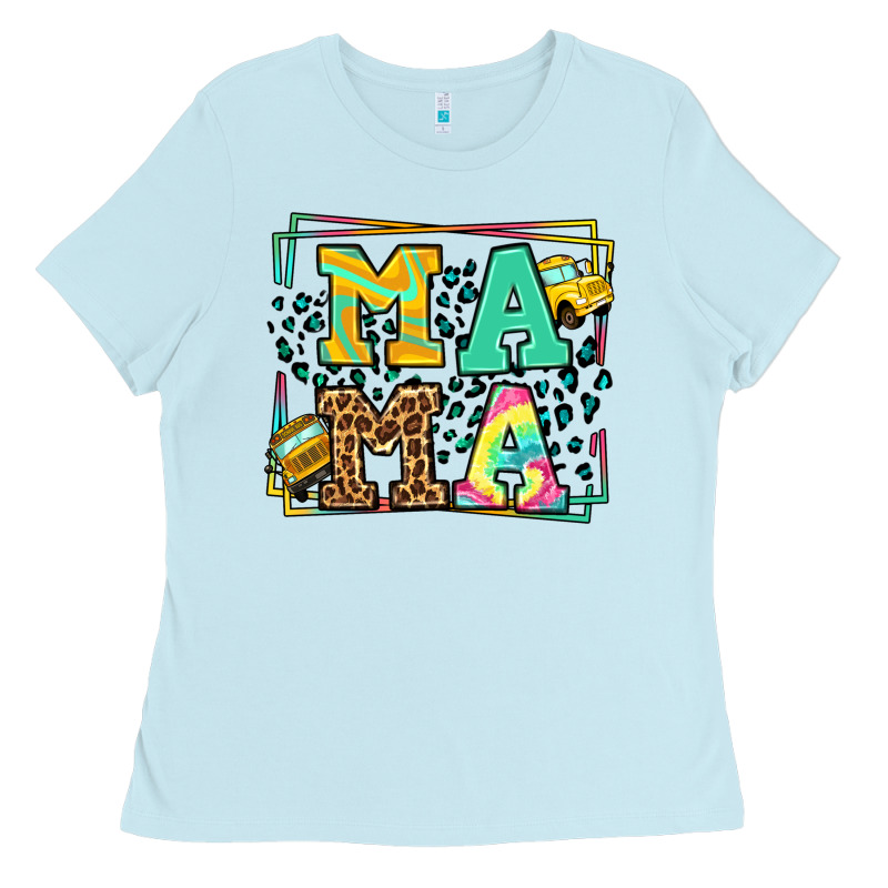 School Bus Driver Mama Mother's Day Ladies Tee by LillyAllenDesigns | Teevron