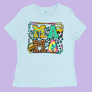 School Bus Driver Mama Mother's Day Ladies Tee Designed By Lillyallendesigns